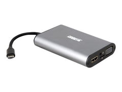 URBAN FACTORY Station mobile Type-C avec VGA/HDMI 4K GRIS SIDERAL