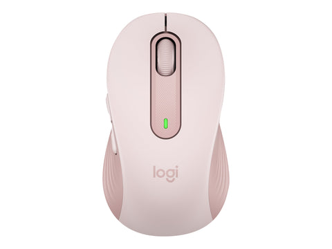 LOGITECH Signature M650 Mouse optical 5 buttons wireless Bluetooth 2.4 GHz Bolt USB receiver rose