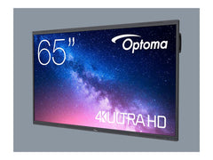 OPTOMA 5653RK 65p 400cd/m2 UHD Interactive 4K Multi-Touch-Display Android 13 Integrated Google Play Store