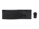 LOGITECH MK270 Wireless Combo black USB (FRA)