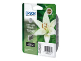 EPSON 5LB T0599 ink cartridge light light black standard capacity 13ml 1-pack blister without alarm