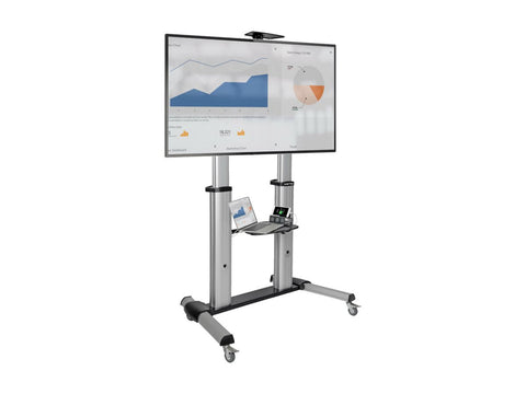 EATON TRIPPLITE Heavy-Duty Rolling TV Stand Height Adjustable 60p 100p Screens