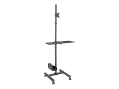 EATON TRIPPLITE Mobile Workstation with Monitor Mount - For 7inch to 32inch Displays Height Adjustable