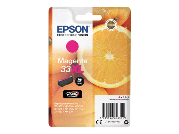EPSON 1LB Singlepack Magenta 33XL Claria Premium Ink