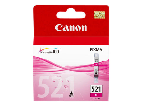 CANON CLI-521M cartouche dencre magenta capacite standard 9ml 480 pages pack de 1