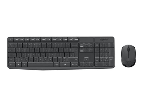 LOGITECH MK235 wireless Keyboard + Mouse Combo Grey FRA