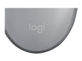 LOGITECH M110 Silent Mouse right and left-handed optical 3 buttons wired USB-A mid grey