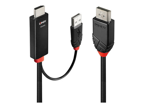 LINDY 1m HDMI to DisplayPort Cable