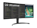 LG 35WN75CP-B 35" Écran LED - incurvé - 35" - 3440 x 1440 UWQHD @100Hz - VA - 300 cd/m² - 2500:1 - HDR10 - 5 ms 2xHDMI, DP, USB-C,HP