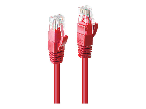 LINDY Cat.6 U/UTP Cable Red 7.5m