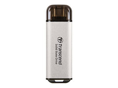 TRANSCEND ESD300S 512Go External SSD USB 10Gbps Type C Silver