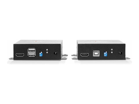 LINDY 300m Fibre Optic HDMI 18G & USB KVM Extender