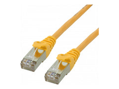 MCL CAT 6A S/FTP LSZH Patch cable - 0.3m Yellow