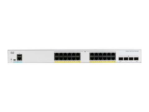 CISCO Catalyst 1000 24-Port Gigabit data-only 4 x 10G SFP+ Uplinks LAN Base