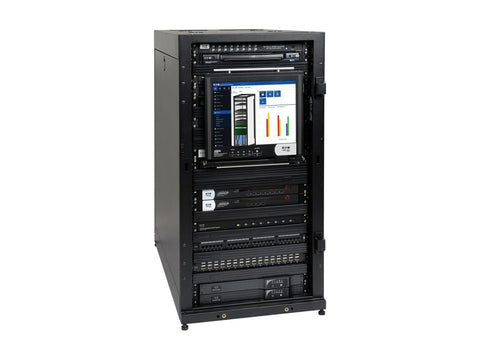EATON TRIPPLITE 25U SmartRack Standard-Depth Half-Height Server Rack Enclosure Doors and Side Panels