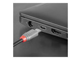 LINDY 3m USB 2.0 Type C to Micro-B Cable Anthra Line