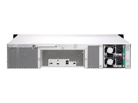 QNAP TL-R1200C-RP 12-bay 2U rackmount USB-C 3.1 Gen2 10Gbps JBOD expansion unit