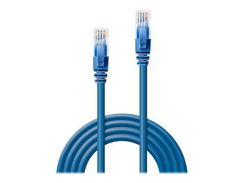 LINDY Cat.6 UTP Cable Blue 0.5m