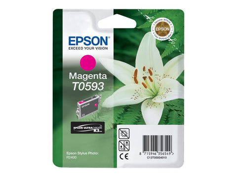 EPSON 5LB T0593 ink cartridge magenta standard capacity 13ml 1-pack blister without alarm