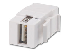 LINDY USB A/B Double Female keystone module for wall boxes