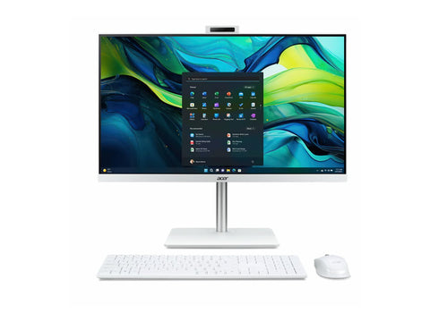ACER Aspire C27-1800 Intel Core i5-1334U 27p FHD 8Go RAM 512Go SSD Intel UHD Graphics W11H Blanc 2 ans PC Ordinateur Tout en un Home
