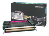 LEXMARK C736,  X736,  X738 cartouche de toner magenta haute capacité 10.000 pages pack de 1 retour programme
