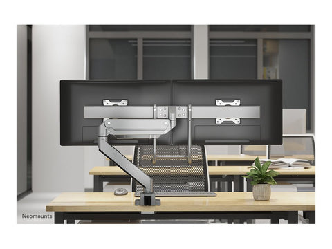 NEOMOUNTS NM-D775DXSILVER Support décran à fixer 10-32p - ressort à gaz - Topfix - arrêt 180