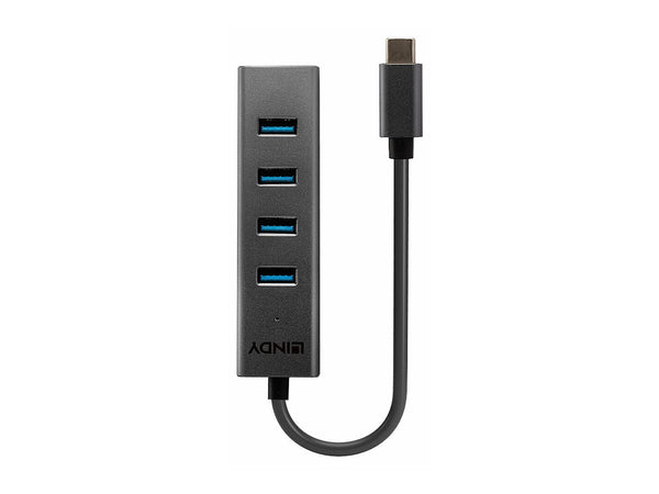 LINDY 4 Port USB 3.2 Type C Hub