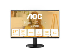 AOC U27B3AF 27p UHD 3840x2160 60Hz HDR10 HDMI 2.0 DisplayPort 1.4 black