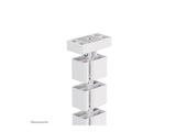 NEOMOUNTS Cable Spine Organizer for sit/stand desk frames magnet mounted white