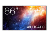 OPTOMA N3861K Écran LED 86" - 4K UHD 24/7j - 4Go/32Go - 450cd/m²- sans fil 2.4G/5G - 3H + USB-C - RJ45 Android 11
