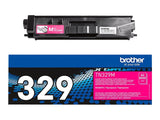 BROTHER TN-329M cartouche de toner magenta très haute capacité 6.000 pages pack de 1