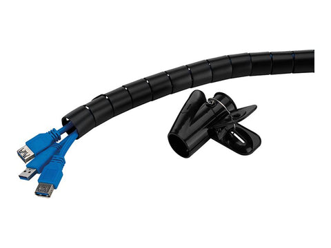 NEOMOUNTS Spiral Cable Wrap 25mm multiple cables black