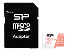 SILICON POWER memory card Superior Micro SDXC 512Go UHS-I A3 V30
