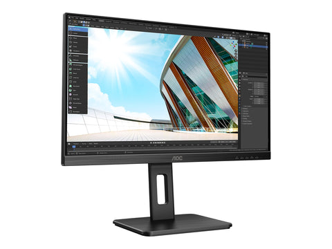 AOC U27P2 27p UHD 4K Monitor USB VGA DVI HDMI