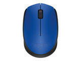 LOGITECH M171 Mouse right and left-handed wireless 2.4 GHz USB wireless receiver black blue