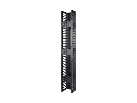 APC ValueLine Vertical Cable Manag 2 and 4 Post Racks 96p H X 12inch W Single-Sided with Door