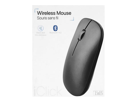 TNB Wireless Mac Mouse Dual Receiver Combine Elegance And Performance Smooth Sculpted And Metal Wheel Design