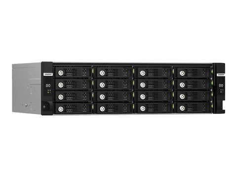 QNAP TL-R1620Sdc 16-bay 3U rackmount SAS 12Gbps JBOD expansion enclosure with SAS expander 12Gbps SAS/SATA 6Gbps drives