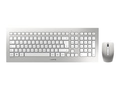 CHERRY DW 8000 Keyboard and Mouse Set silver/white USB (UK)