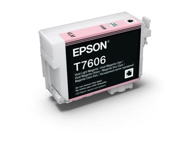 EPSON 5LB T7606 Viv Light Magenta ink cartridge high capacity vivid magenta clair 25 9ml 2849 pages 1-pack