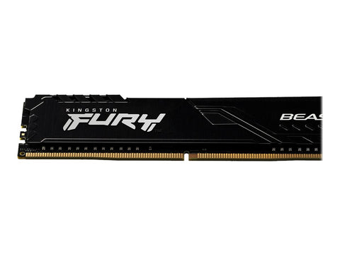 KINGSTON 128Go 3200MHz DDR4 CL16 DIMM Kit of 4 FURY Beast Black