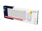 TRUST Pack clavier & souris sans fil LYRA Bluetooth - blanc (FR)