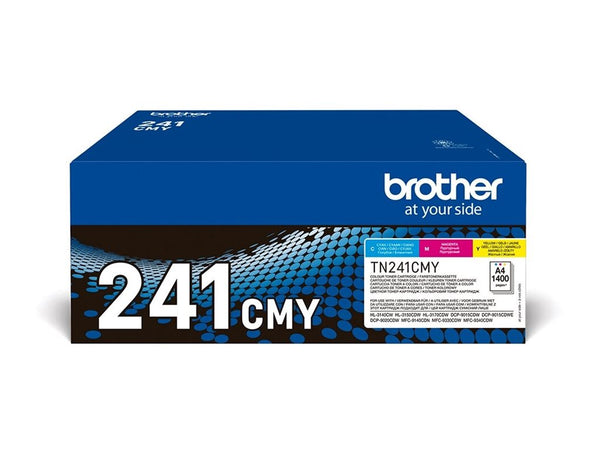 BROTHER TN241C/M/Y rainbow pack multi pack toners C/M/Y 1400pages/cartridge