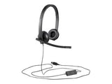 LOGITECH USB Headset H570e Headset on-ear wired