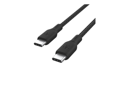 BELKIN 100w USB-C to USB-C Braided Cable 2M Black