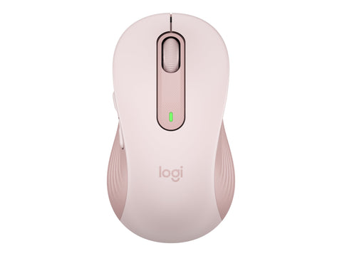 LOGITECH Signature M650 L Mouse large size optical 5 buttons wireless Bluetooth 2.4 GHz Bolt USB receiver rose