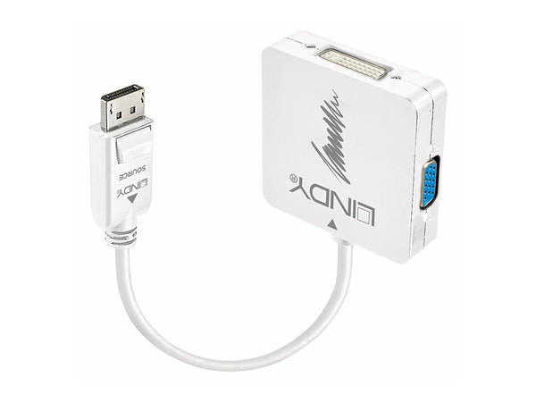 LINDY Adaptateur DisplayPort 1.2 vers HDMI 4k30 DVI VGA
