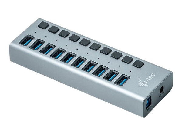 I-TEC USB 3.0 Charging HUB 10port port with external power adapter 48W 10x USB charging port for Tablets Notebooks Ultrabooks PC