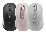 LOGITECH Signature M650 Mouse optical 5 buttons wireless Bluetooth 2.4 GHz Bolt USB receiver rose